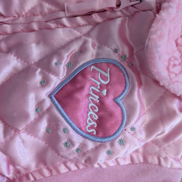 Disney Princess Cinderella Quilted Jacket with Heart Design - Picture 3 of 5